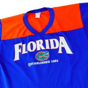University of Florida Majestic Vintage Performance Jersey T Shirt Made USA M